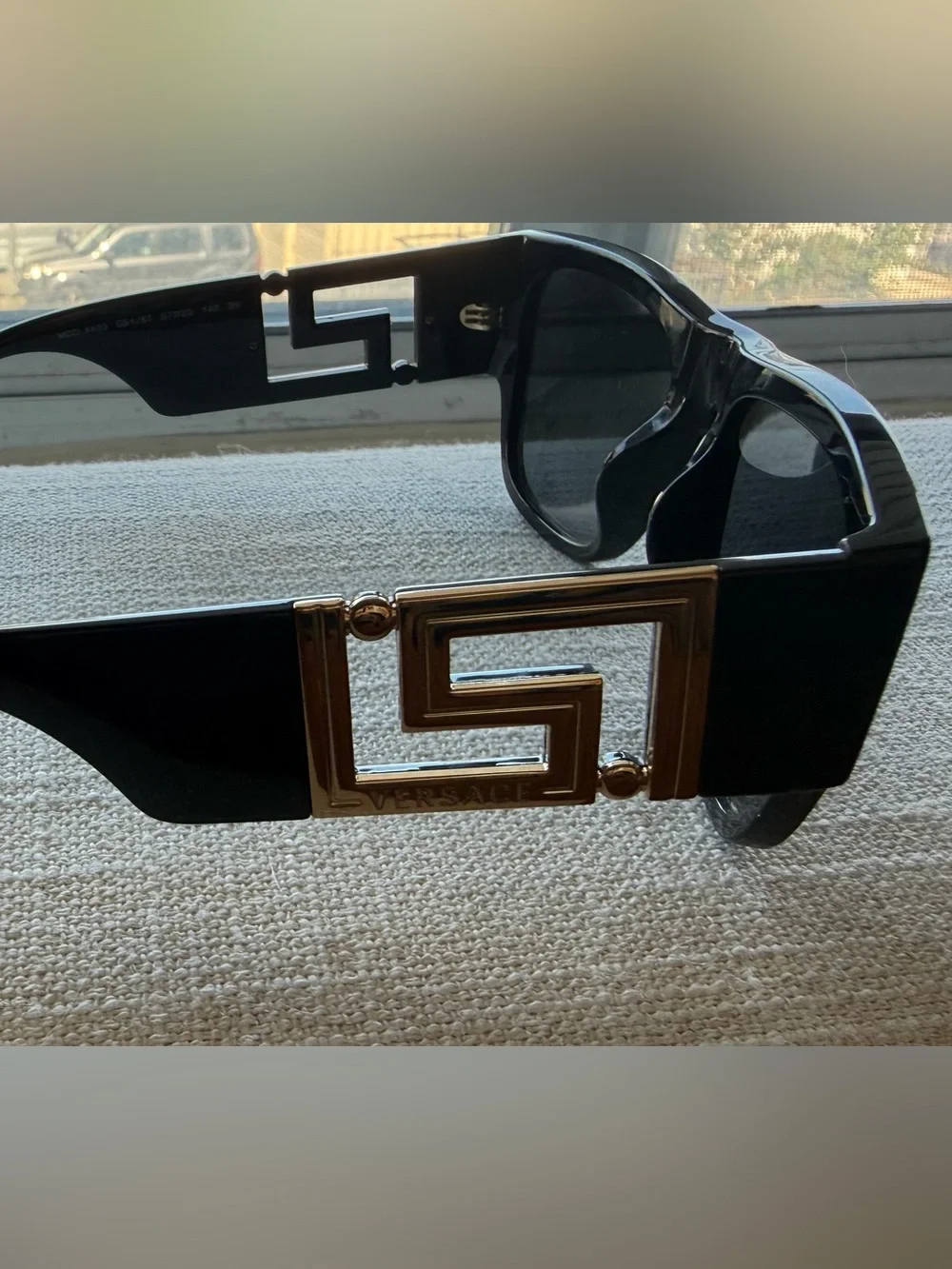 Versace Sunglasses with Black Case (VE4403 GB1/87 57-20)